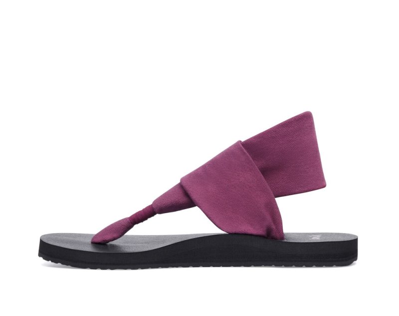 Sanuk Sling St Vegan Women's Sandals Purple | Canada 88EBC